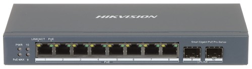 SWITCH POE DS-3E1510P-SI 8-PORTOWY SFP Hikvision-1613325