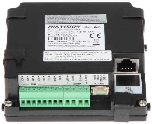 MODUŁ WIDEODOMOFONU DS-KD8003-IME1(B)/SURFACE/EU Hikvision-1582214