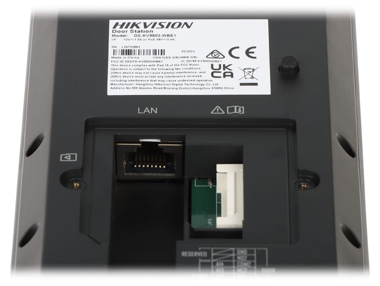 WIDEODOMOFON BEZPRZEWODOWY DS-KV9503-WBE1 Wi-Fi / IP Hikvision-1613163