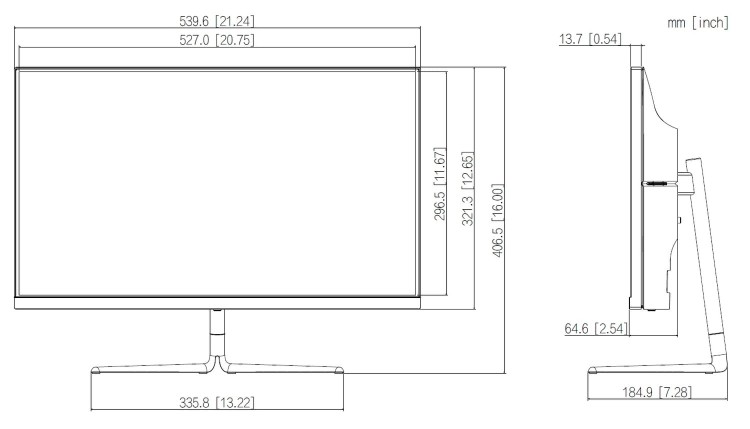 MONITOR HDMI, DP, AUDIO LM24-E231 23.8" DAHUA-1580487