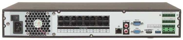 REJESTRATOR IP NVR4416-16P-EI 16 KANAŁÓW +16-PORTOWY SWITCH POE WizSense DAHUA-1580643