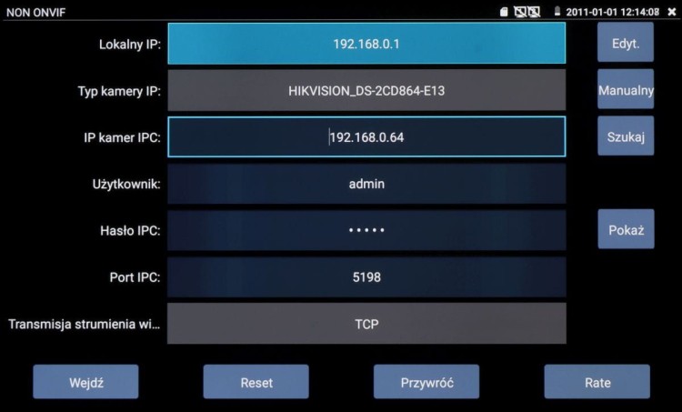 REFLEKTOMETR OPTYCZNY (OTDR) Z TESTEREM CCTV CS-R3-50H-1582355