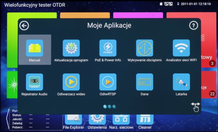 REFLEKTOMETR OPTYCZNY (OTDR) Z TESTEREM CCTV CS-R3-50H-1582362