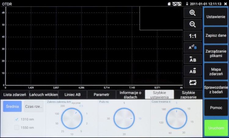 REFLEKTOMETR OPTYCZNY (OTDR) Z TESTEREM CCTV CS-R3-50H-1582338