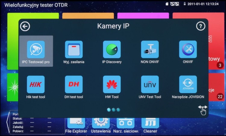 REFLEKTOMETR OPTYCZNY (OTDR) Z TESTEREM CCTV CS-R3-50H-1582349