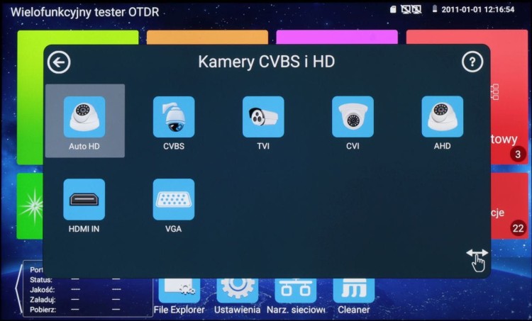 REFLEKTOMETR OPTYCZNY (OTDR) Z TESTEREM CCTV CS-R3-50H-1582361
