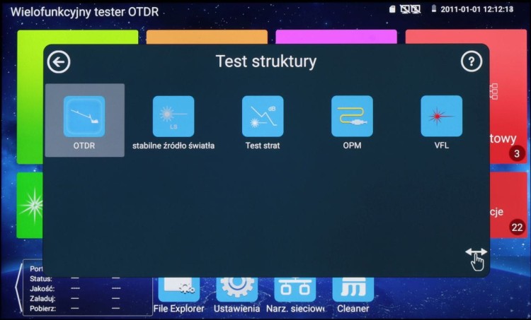 REFLEKTOMETR OPTYCZNY (OTDR) Z TESTEREM CCTV CS-R3-50H-1582344