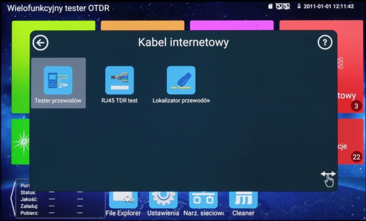 REFLEKTOMETR OPTYCZNY (OTDR) Z TESTEREM CCTV CS-R3-50H-1582340