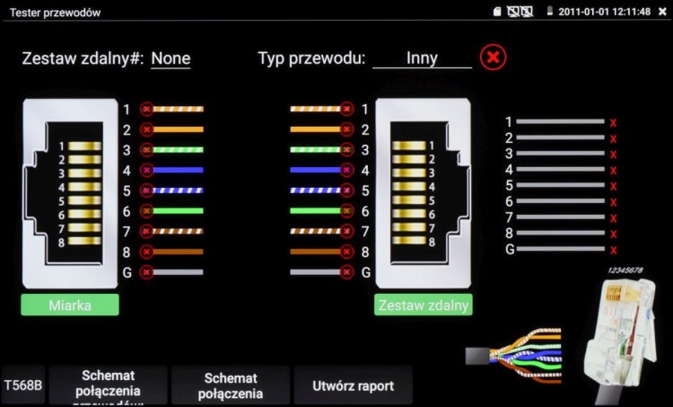 REFLEKTOMETR OPTYCZNY (OTDR) Z TESTEREM CCTV CS-R3-50H-1582341