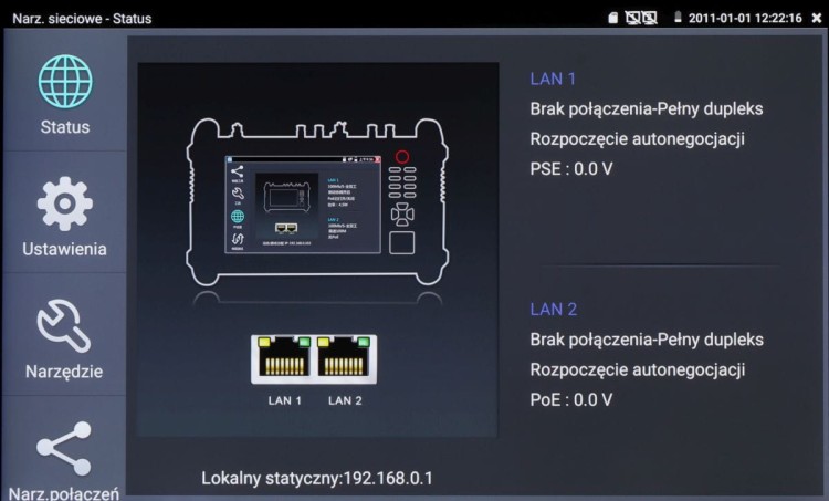 REFLEKTOMETR OPTYCZNY (OTDR) Z TESTEREM CCTV CS-R3-50H-1582378