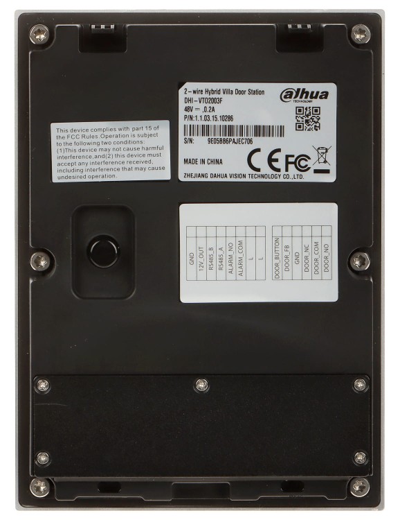 ZESTAW WIDEODOMOFONOWY KTX02(F) Wi-Fi / 2-Wire DAHUA-1623954