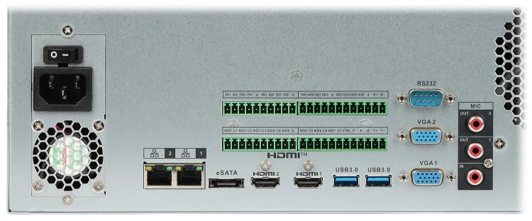 REJESTRATOR IP NVR5064-EI 64 KANAŁY +eSATA WizSense DAHUA-1624553