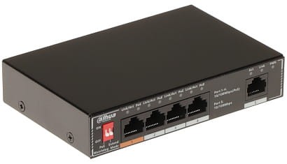SWITCH POE SF1005P 4-PORTOWY DAHUA-1624053