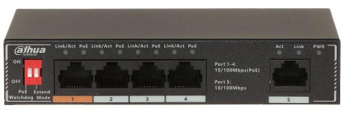 SWITCH POE SF1005P 4-PORTOWY DAHUA-1624054