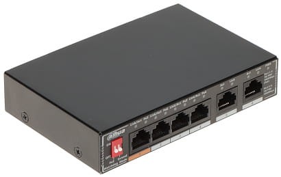 SWITCH POE SG1006P 4-PORTOWY DAHUA-1624061