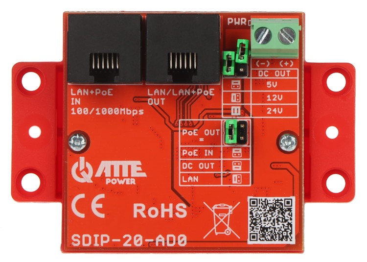 ADAPTER ZASILANIA POE SDIP-20-AD0 ATTE-1582413