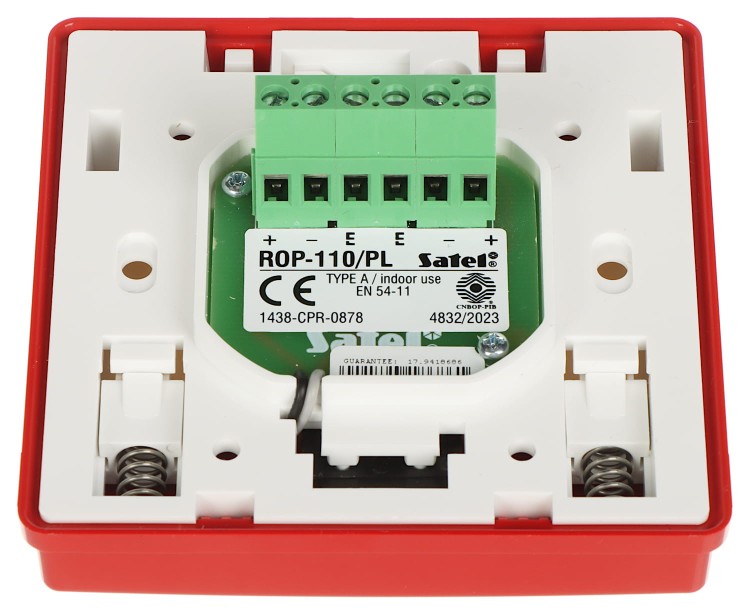 PRZYCISK SYGNALIZACJI POŻARU ROP-110/PL SATEL-1561812