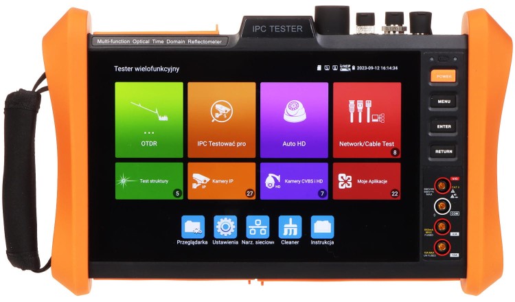 REFLEKTOMETR OPTYCZNY (OTDR) Z TESTEREM CCTV CS-R7-80H-1648682