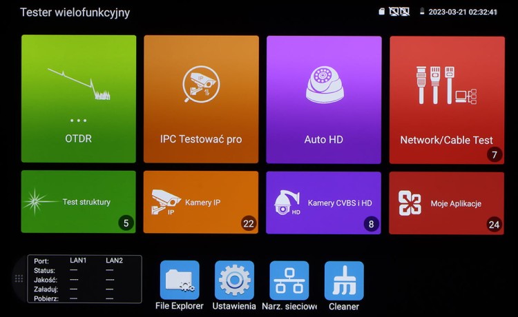 REFLEKTOMETR OPTYCZNY (OTDR) Z TESTEREM CCTV CS-R8-80H-1648631