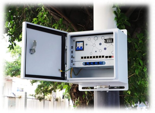 ZEWNĘTRZNY PUNKT DYSTRYBUCJI KAMER EXPERT-POE/OTD-8G2GSFP 8 PoE + 2 x SFP-1648252