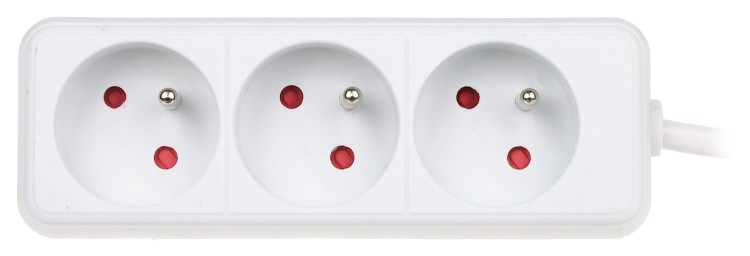 LISTWA ZASILAJĄCA PR-1.5M-3G/W (3 GNIAZDA) 1.3m-1568106