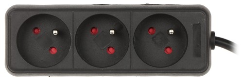 LISTWA ZASILAJĄCA PR-3M-3G/B (3 GNIAZDA) 2.8m-1568109