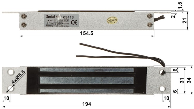 ZWORA ELEKTROMAGNETYCZNA ZEW-180-1446325