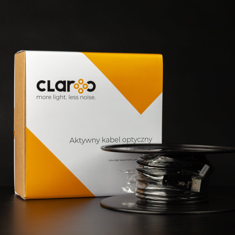 Claroc Kabel optyczny HDMI 2.1 AOC 8K 120Hz 60 m-1637542