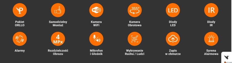 Kamera IP Orllo zewnętrzna obrotowa zoom x10 ORLLO Z9 ULTRA-1681851