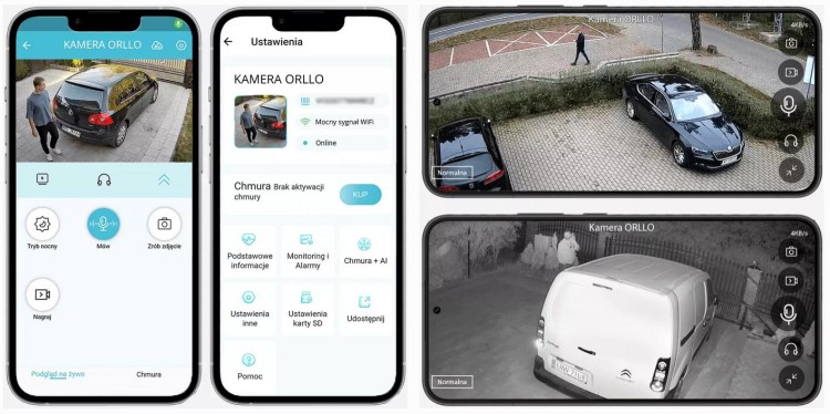 Kamera Zewnętrzna Obrotowa GSM na Kartę SIM Orllo Z7 PRO + Panel fotowoltaiczny SM6030 Pro-1682101