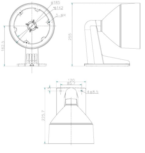UCHWYT KAMERY DS-1273ZJ-DM26 Hikvision-1682814