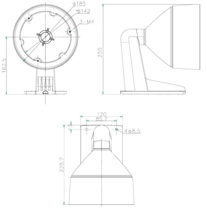 UCHWYT KAMERY DS-1273ZJ-DM26 Hikvision-1682814