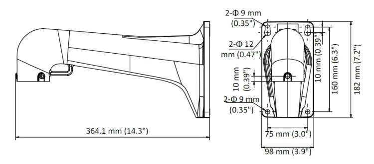UCHWYT KAMERY DS-1603ZJ Hikvision-1682757