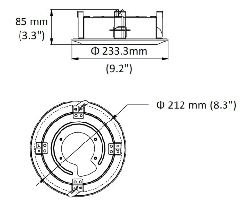 UCHWYT SUFITOWY KAMERY DS-1671ZJ-SD11 Hikvision-1682745