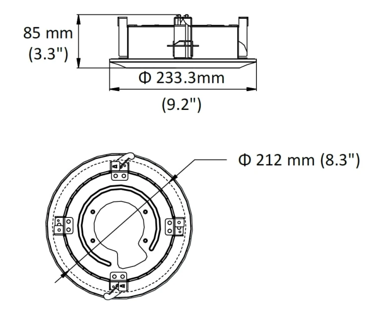 UCHWYT SUFITOWY KAMERY DS-1671ZJ-SD11 Hikvision-1682745