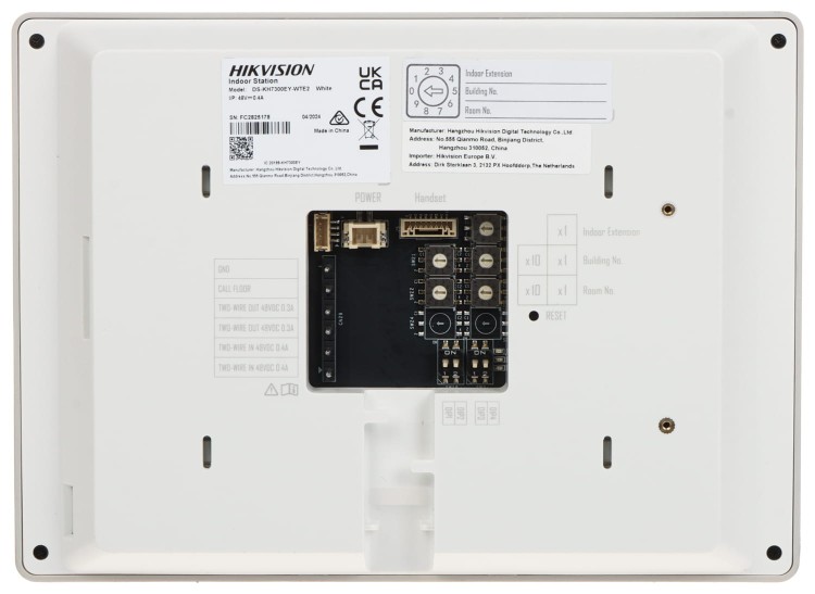 PANEL WEWNĘTRZNY DS-KH7300EY-WTE2/WHITE Hikvision-1672580