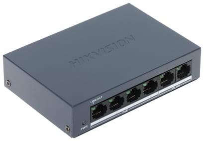 SWITCH POE DS-XS0106-P 4-PORTOWY Hikvision-1677577