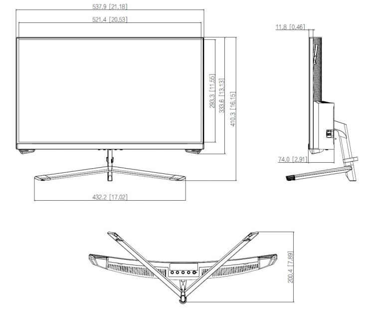 MONITOR HDMI, DP, AUDIO LM24-E230C 23.6" DAHUA-1643379
