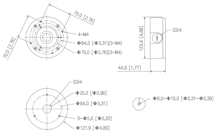 UCHWYT KAMERY PFA5300R DAHUA-1664383