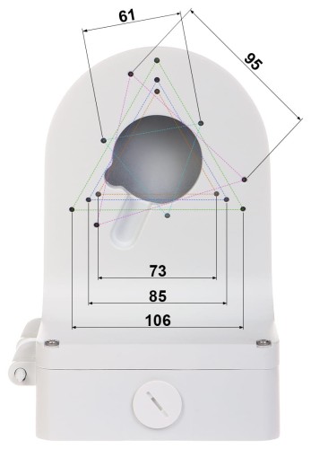 UCHWYT DO KAMER KULISTYCH PFB206W DAHUA-1648340