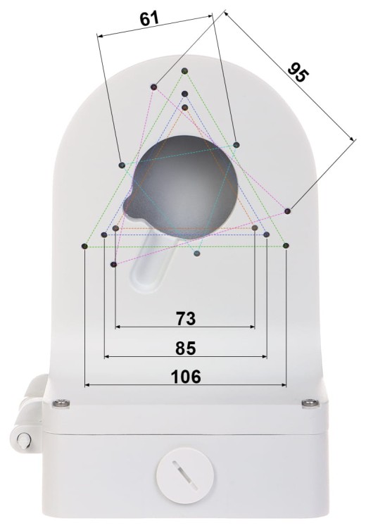 UCHWYT DO KAMER KULISTYCH PFB206W DAHUA-1648340