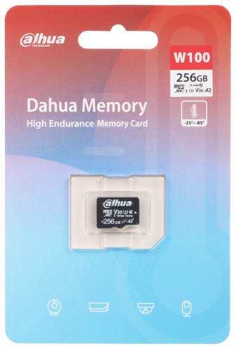 KARTA PAMIĘCI TF-W100-256GB microSD UHS-I, SDXC 256GB DAHUA-1664650