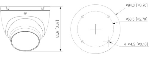 KAMERA IP IPC-HDW1639T-A-IL-0280B-S6 Smart Dual Light - 6Mpx 2.8mm DAHUA-1689903