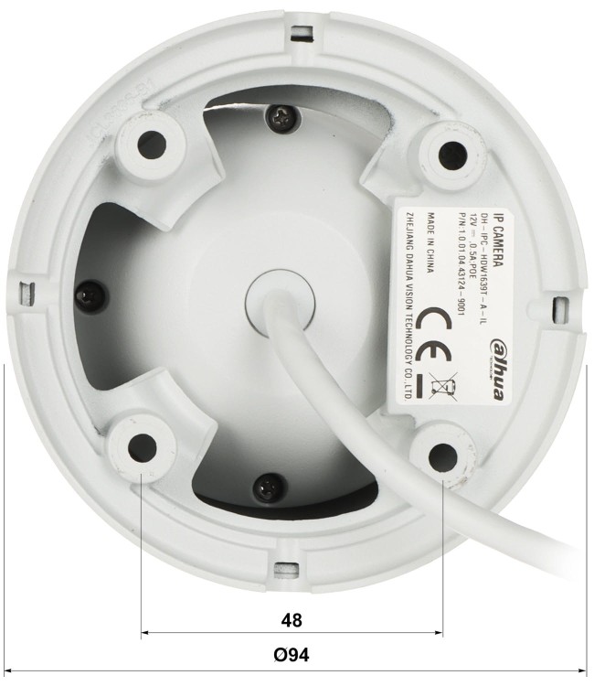 KAMERA IP IPC-HDW1639T-A-IL-0280B-S6 Smart Dual Light - 6Mpx 2.8mm DAHUA-1689902