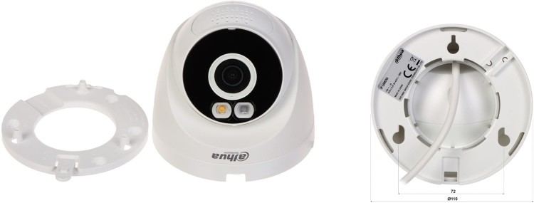 KAMERA IP T2A-PV-0360B Wi-Fi, Smart Dual Light Active Deterrence - 1080p 3.6mm DAHUA-1695794