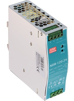 ZASILACZ IMPULSOWY NDR-120-24 MEAN WELL-1663353