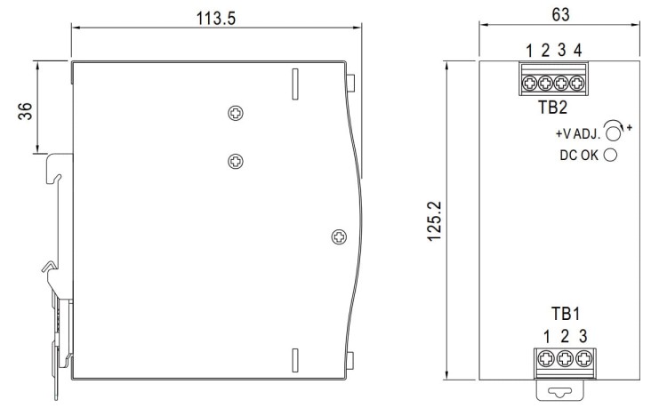 ZASILACZ IMPULSOWY NDR-240-24 MEAN WELL-1663336