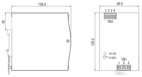 ZASILACZ IMPULSOWY NDR-480-24 MEAN WELL-1663324