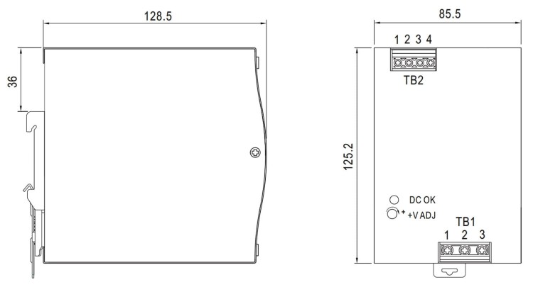 ZASILACZ IMPULSOWY NDR-480-24 MEAN WELL-1663324
