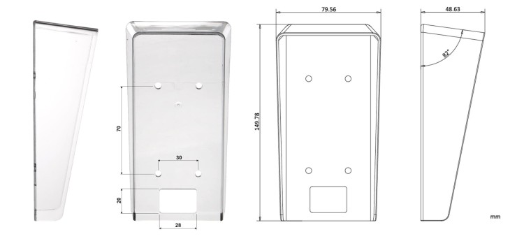 NATYNKOWA OSŁONA PRZECIWDESZCZOWA DS-KABV6113-RS/SURFACE Hikvision-1705197